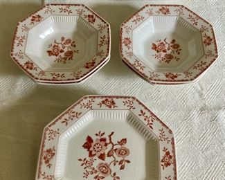 Vintage Independence Ironstone "Bittersweet" dishes