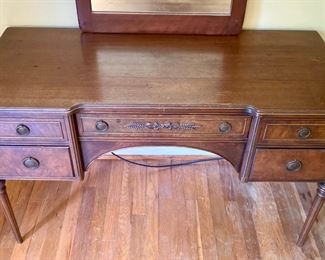 Vintage Northern Furniture Company vanity with mirror