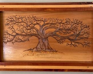 Wood carved Tree of Life