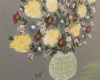 Dorhmann '88 framed still life bouquet