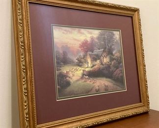 Thomas Kincaid framed print