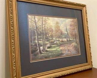 Thomas Kincaid framed print