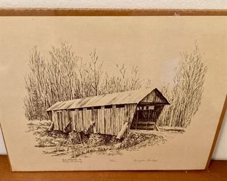 Pisgah Bridge by Betty Sedberry 1983 88/500