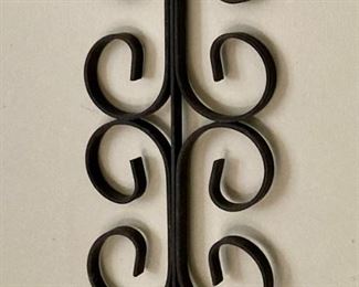 Wrought iron candleholder