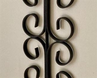Wrought iron candleholder
