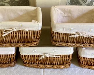 Lined baskets