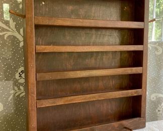 Vintage wood knick knack shelf