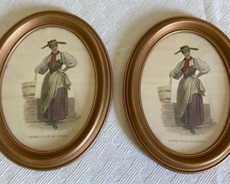 Framed Jeune Fille de Brienz