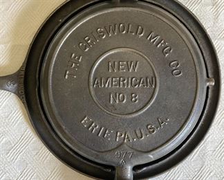 Griswold cast iron waffle iron