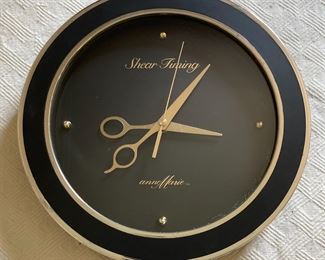 Shear Timing anneMarie wall clock