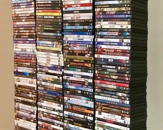 Assorted DVDs, all genres
