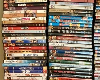 Assorted DVDs, all genres