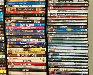 Assorted DVDs, all genres