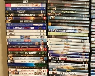 Assorted DVDs, all genres