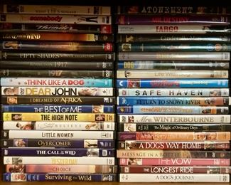 Assorted DVDs, all genres