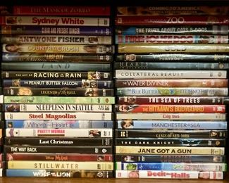 Assorted DVDs, all genres