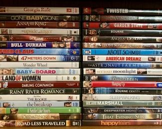 Assorted DVDs, all genres