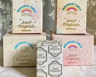 Birthday Girls through the years by Josef Originals