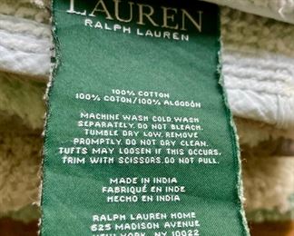 Assorted throw rugs, including Ralph Lauren