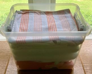 Various blankets, throws and bedding, from hand-sewn to modern