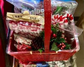 Vintage Christmas decorations including artificial greenery, wreath making supplies, outdoor decorations and much more