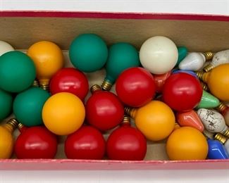 Vintage Christmas replacement light bulbs
