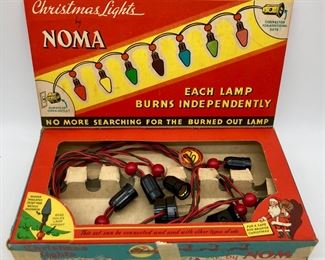 Vintage Noma Christmas lights