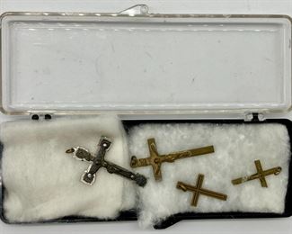 Assorted crucifix pendants
