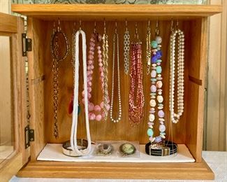Assorted costume jewelry