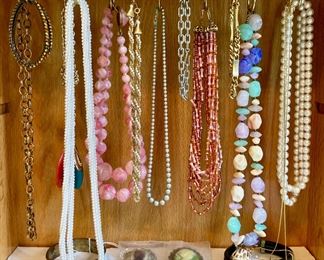 Assorted costume jewelry