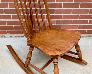 Windsor style rocking chair