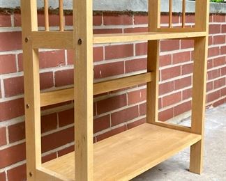 Wooden book shelf