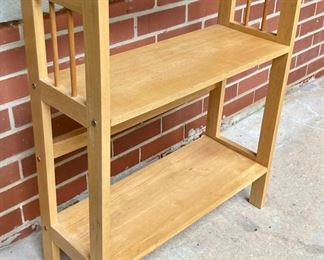 Wooden book shelf