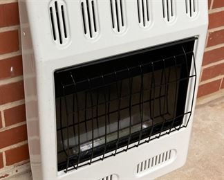 Propane gas space heater