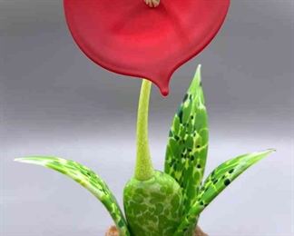 03 Original Nolan Prohaska Hand Crafted Anthurium Flower