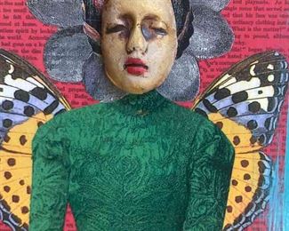 06 Duende Mixed Media Original By Claudia Galvan