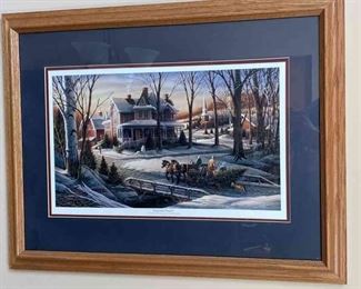 Homeword Bound 1988 Print By Terry Redlin 