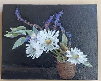 Little Daisy Still Life Original Painting By Jill Van Sickle
