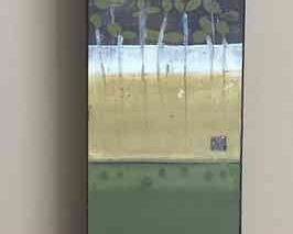 Spring Planting, Autumn Harvest Original Painting By Leslie Pilgrim 