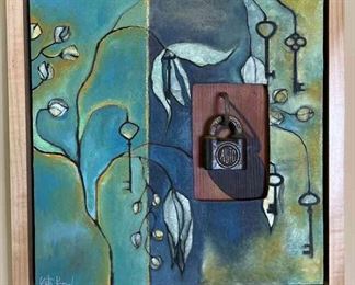 Tree Of Keys  Original Painting 