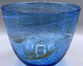 Blown Glass Bowl By Nolan Prohaska 