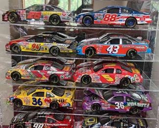 Collection Of 14 NASCAR Die Cast Cars