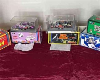 Collection Of NASCAR Mini Die Cast Cars