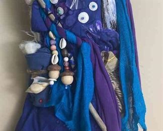 Wise Earth Woman Original Mixed Media Sculpture 