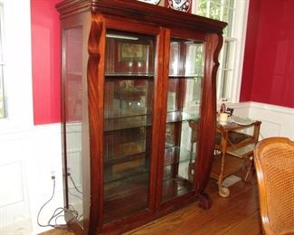 Antique Empire china cabinet from the Annesdale mansion