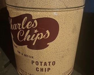 Vintage Potato Chip Tin