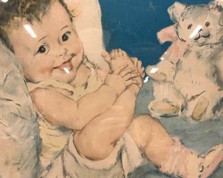 Reinthal & Newman Baby Lithograph
