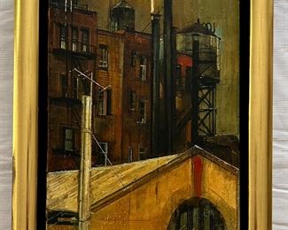 ALEX ZWARENSTEIN - 1952 - Zimbabwa
Oil on Canvas
12” x 8”
‘Industrial Revolution’
Comes with Paperwork