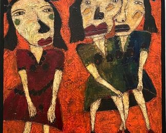 DAVE TINSLEY
Acrylic on Board
‘The Corruption of Mary’
16” x 16” x 1.5”
Signed
Paperwork incl.