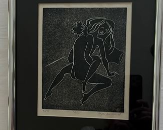 EDYTHE ANNE VASSALL
‘Lovers’
Woodblock
8/10
Signed Pencil
